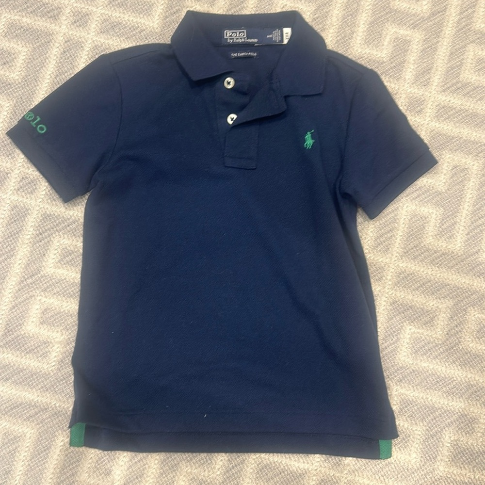 POLO RALPH LAUREN navy short sleeve size 4